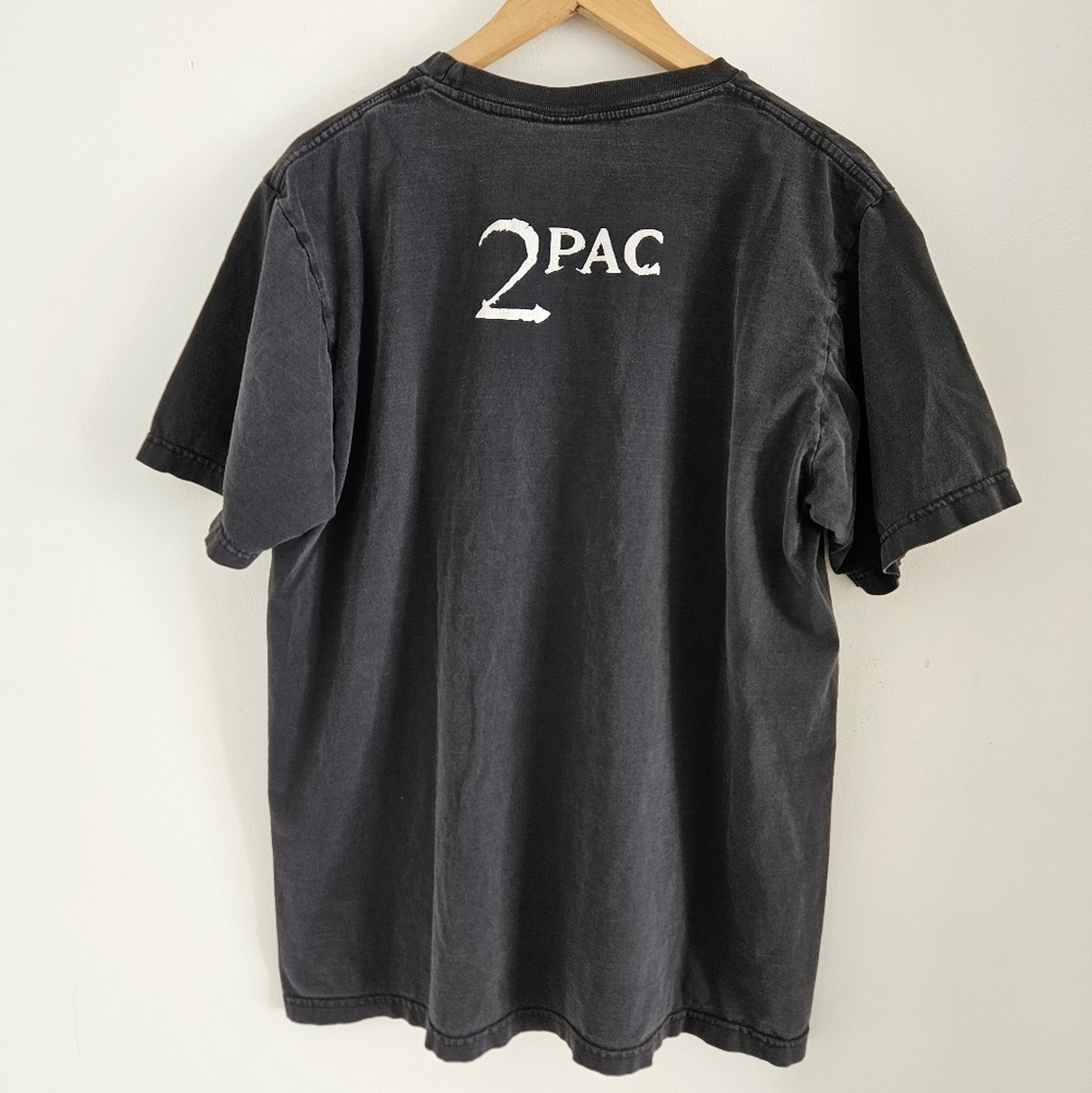 Vintage Tupac Shirt Mens Large Rap Hip Hop 2pac Y2K - Picture 7 of 8